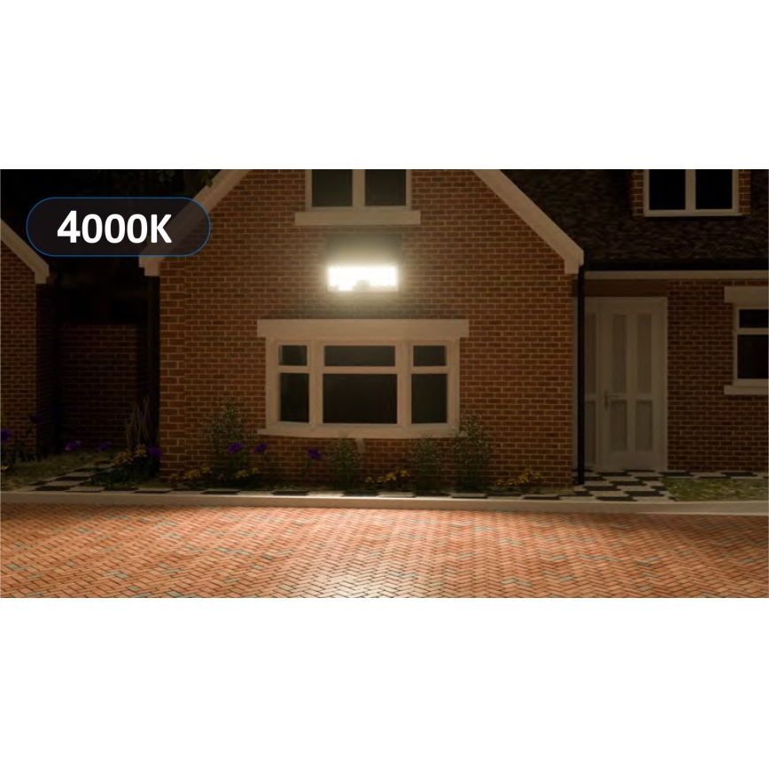 Top Light - LED Solar wall strålkastare med sensor HELEON PRO LED/8W/3,7V IP65 4000K