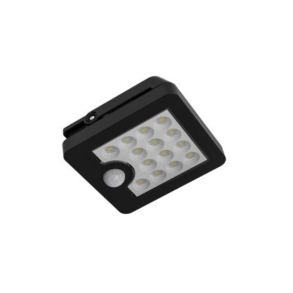 Top Light - LED Solar wall strålkastare med sensor HELEON S LED/5W/3,7V IP65 4000K