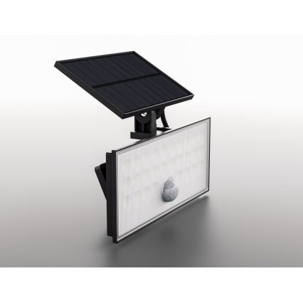 Top Light - LED Solcell vägg strålkastare med sensor HELEON VARIO LED/8W/3,7V IP65 4000K 2200 mAh + fjärrkontroll