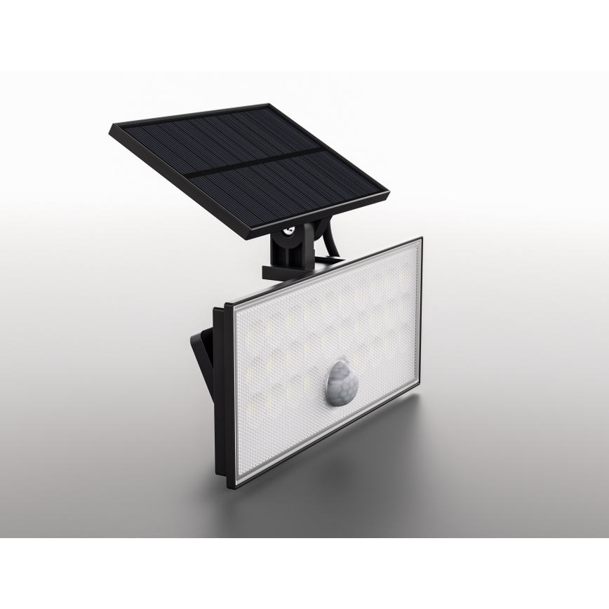Top Light - LED Solcell vägg strålkastare med sensor HELEON VARIO LED/8W/3,7V IP65 4000K 2200 mAh + fjärrkontroll