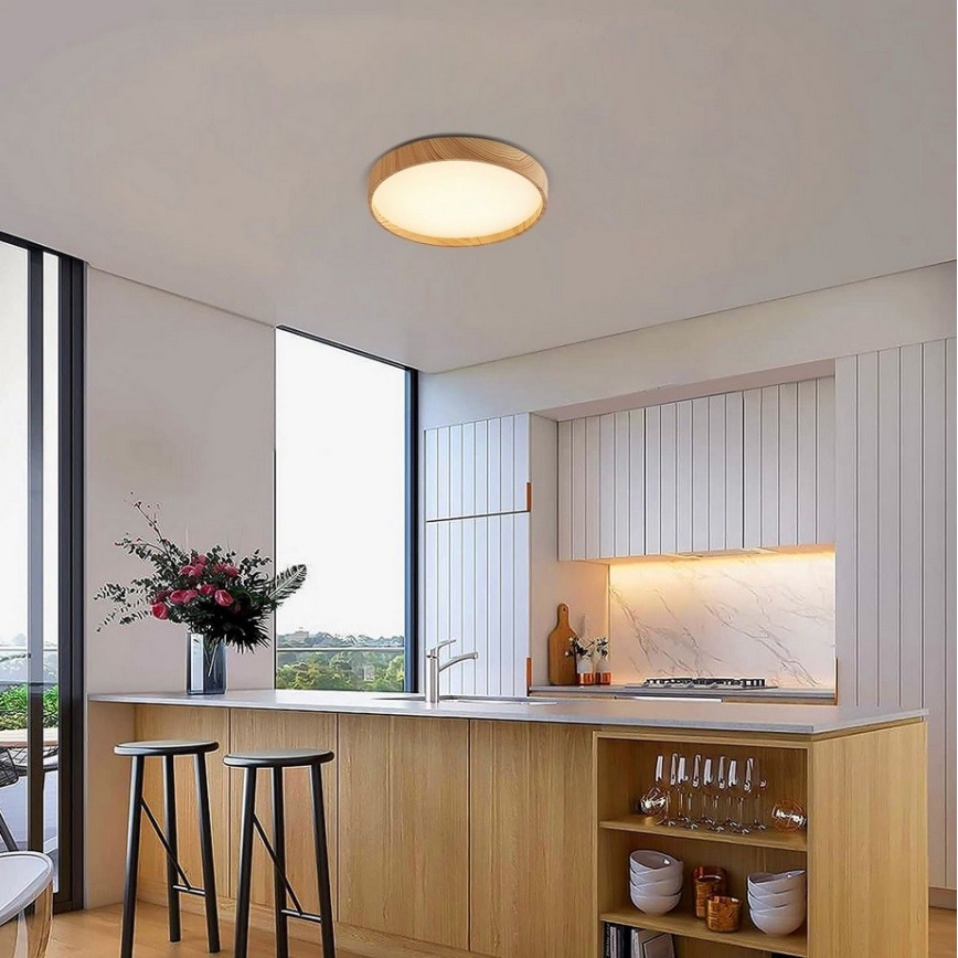Top Light - LED taklampa VENDO LED/18W/230V 4000K vit/beige