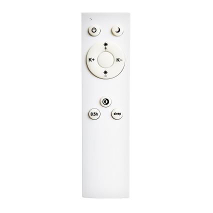 Top Light - LED Dimbar taklampa REVIT LED/36W/230V 3000-6500K 40x40 cm svart + fjärrkontroll