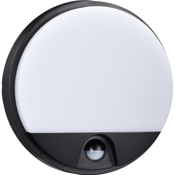 Top Light - LED Utomhusvägglampa med rörelse- och skymningssensor BARI LED/15W/230V 4000K IP54