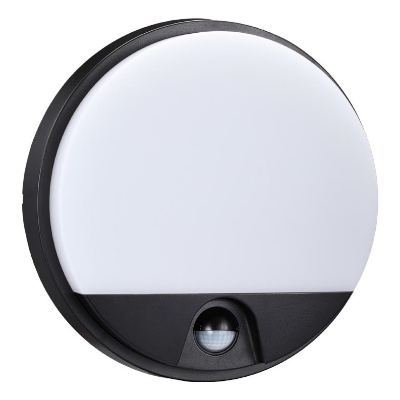 Top Light - LED Utomhusvägglampa med rörelse- och skymningssensor BARI LED/15W/230V 4000K IP54