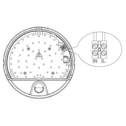 Top Light - LED Utomhusvägglampa med rörelse- och skymningssensor BARI LED/15W/230V 4000K IP54