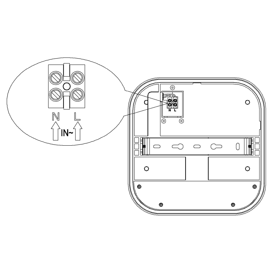 Top Light - LED Utomhusvägglampa med sensor för rörelse och skymning BARI LED/20W/230V 4000K IP65