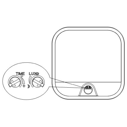 Top Light - LED Utomhusvägglampa med sensor för rörelse och skymning BARI LED/20W/230V 4000K IP65