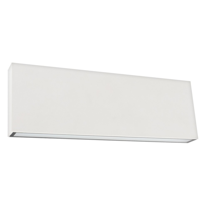 Top Light - LED vägglampa för utomhusbruk OBLIGO LED/12W/230V IP65 vit