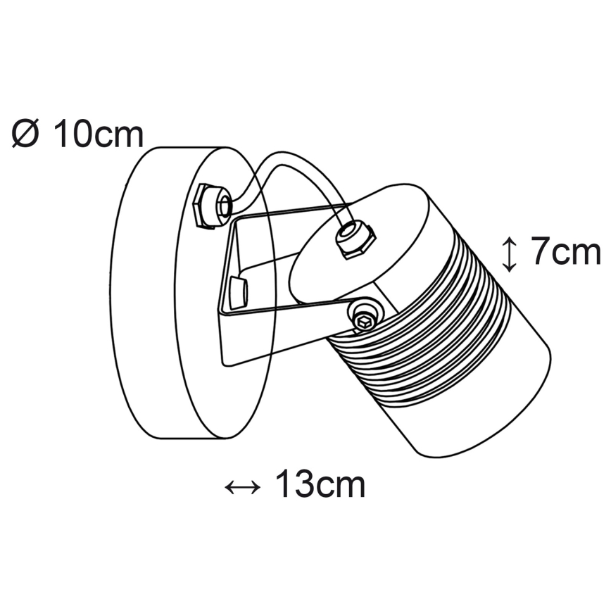 Top Light - LED vägglampa för utomhusbruk IBIZA LED/5W/230V IP54