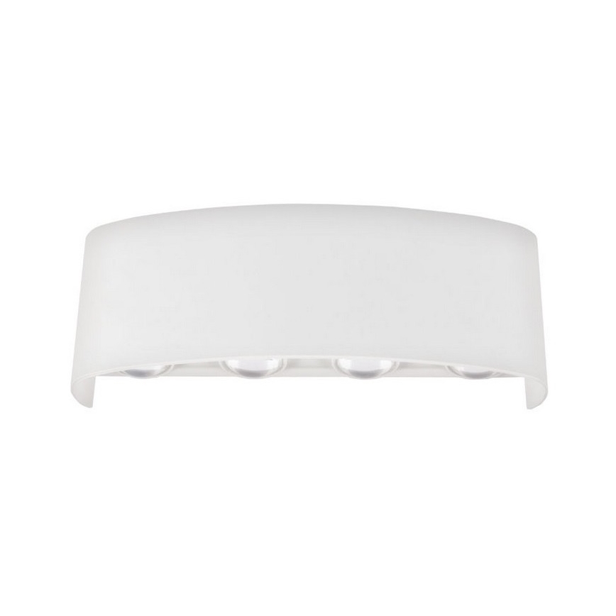 Top Light - LED vägglampa för utomhusbruk RAY B LED/8W/230V IP44 4000K vit