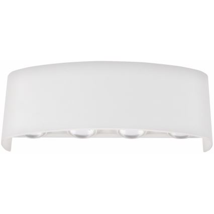 Top Light - LED vägglampa för utomhusbruk RAY B LED/8W/230V IP44 4000K vit