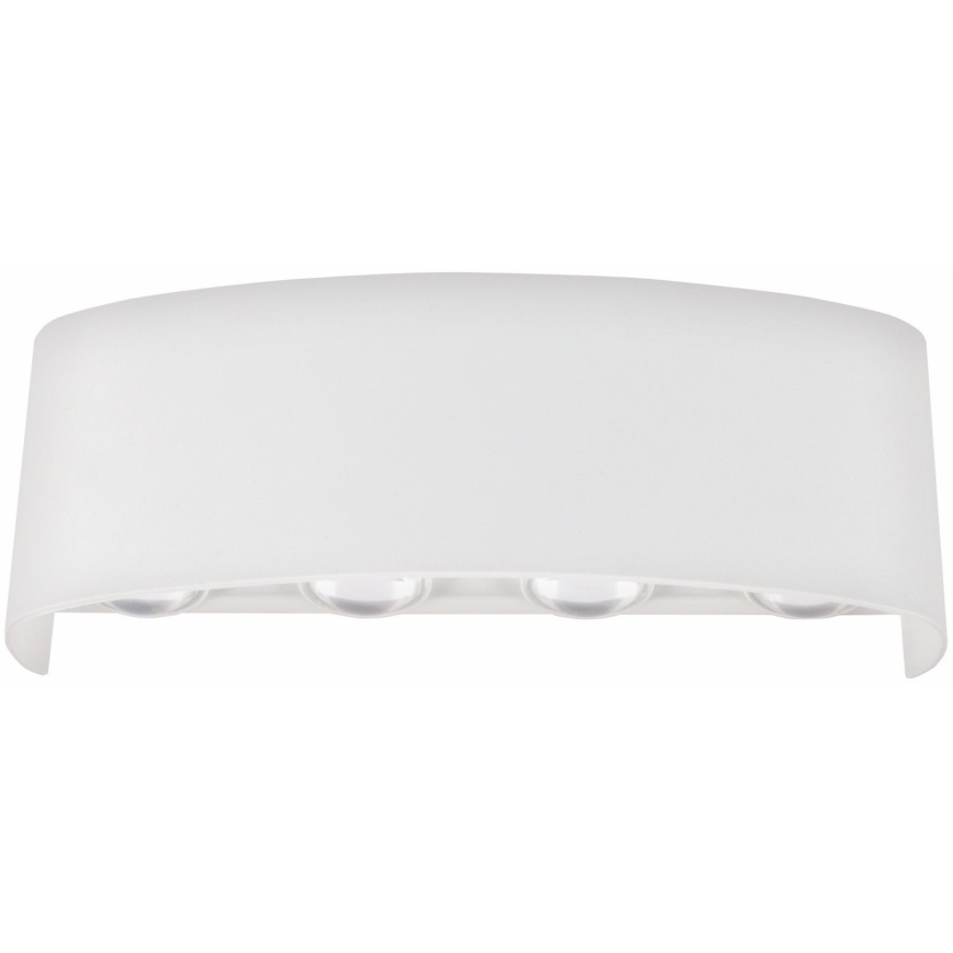 Top Light - LED vägglampa för utomhusbruk RAY B LED/8W/230V IP44 4000K vit