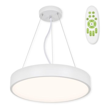 Top Light Metal 40BZ +Fjärrkontrol - LED ljusreglerad ljuskrona på textilsladd METAL LED/51W/230V + +Fjärrkontrol vit