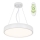 Top Light Metal 40BZ +Fjärrkontrol - LED ljusreglerad ljuskrona på textilsladd METAL LED/51W/230V + +Fjärrkontrol vit