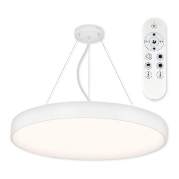 Top Light Metal 60BZ +Fjärrkontrol - LED ljusreglerad ljuskrona på textilsladd METAL LED/60W/230V vit