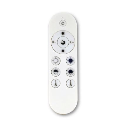 Top Light Metal 60CZ +Fjärrkontrol - LED ljusreglerad ljuskrona på textilsladd METAL LED/60W/230V svart