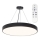 Top Light Metal 60CZ +Fjärrkontrol - LED ljusreglerad ljuskrona på textilsladd METAL LED/60W/230V svart