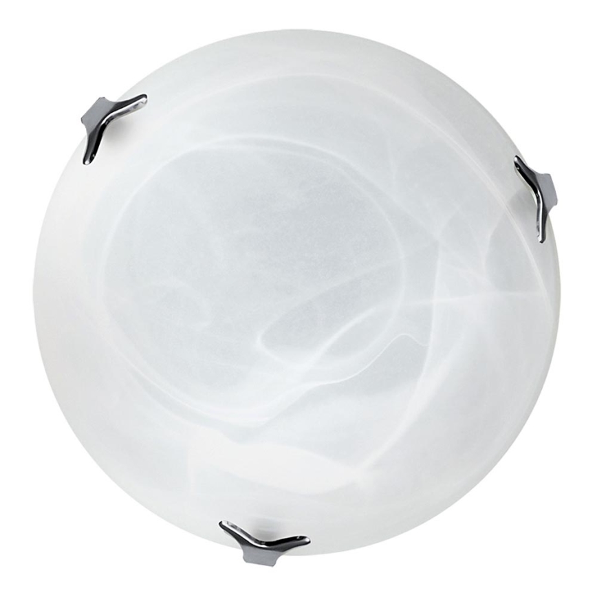 Top ljus 5504/30/Cr/AL - Takbelysning 1xE27/60W/230V