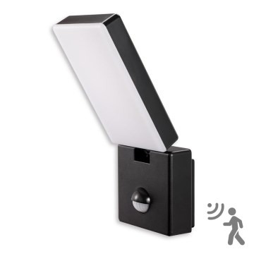 Top ljus Faro C PIR - LED Spotlight med sensor FARO LED/15W/230V IP65 svart