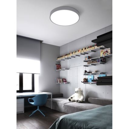 Top ljus Metal 40S RC - LED Dimbar Takbelysning LED/51W/230V + DO šedá