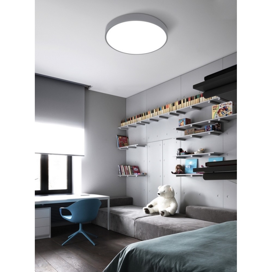 Top ljus Metal 40S RC - LED Dimbar Takbelysning LED/51W/230V + DO šedá