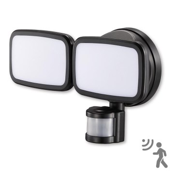 Top ljus Siena C PIR - LED Strålkastare med sensor SIENA 2xLED/20W/230V IP65