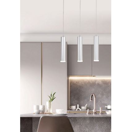 Top ljus Simon 3 S - LED Ljuskrona med snöre 3xLED/10W/230V
