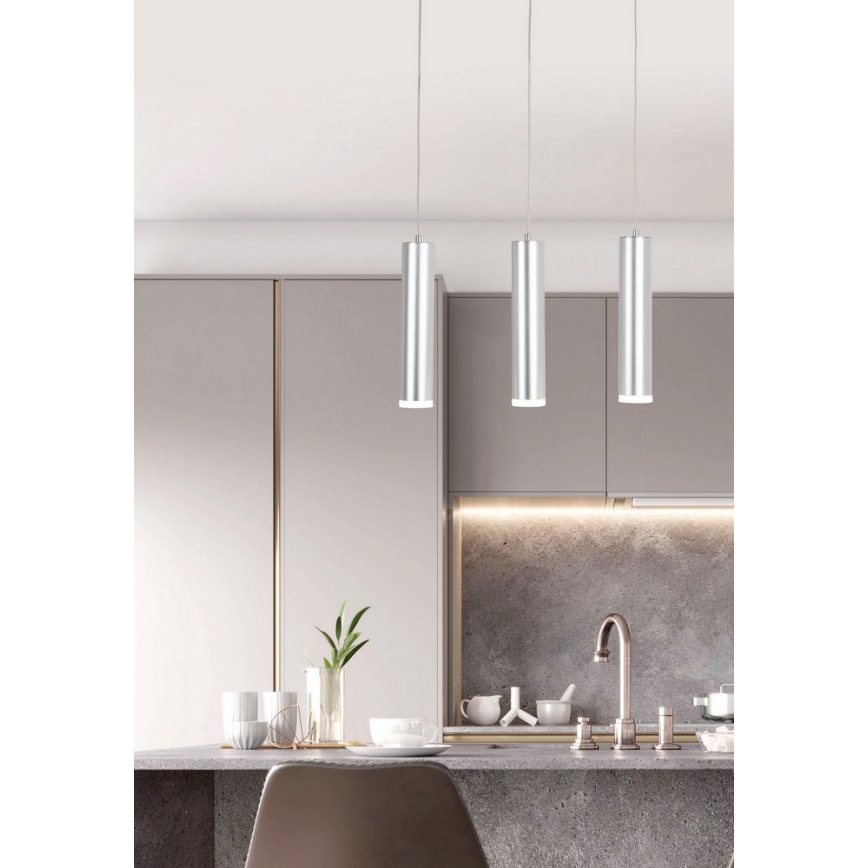 Top ljus Simon 3 S - LED Ljuskrona med snöre 3xLED/10W/230V