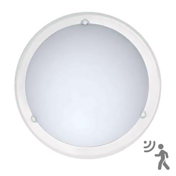 Top ljus - Takbelysning med sensor 5502/30/B/MWS 1xE27/60W