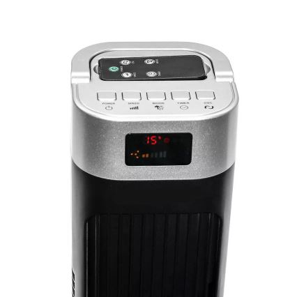 Tornfläkt med temperaturindikator och en Fjärrkontroll  55W/230V