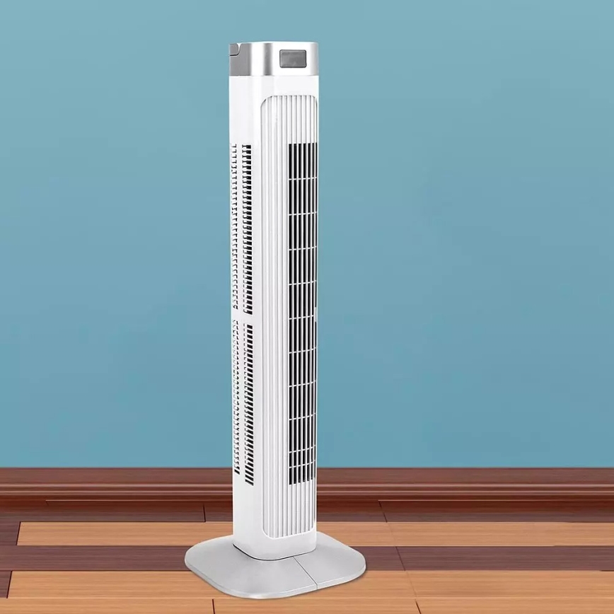 Tornfläkt med temperaturindikator och Fjärrkontroll  55W/230V