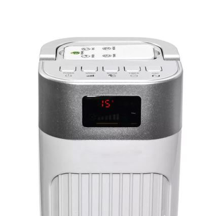Tornfläkt med temperaturindikator och Fjärrkontroll  55W/230V