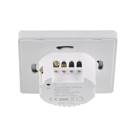 Touch Strömbrytare single-pole SMART 800W/230V Wi-Fi Tuya