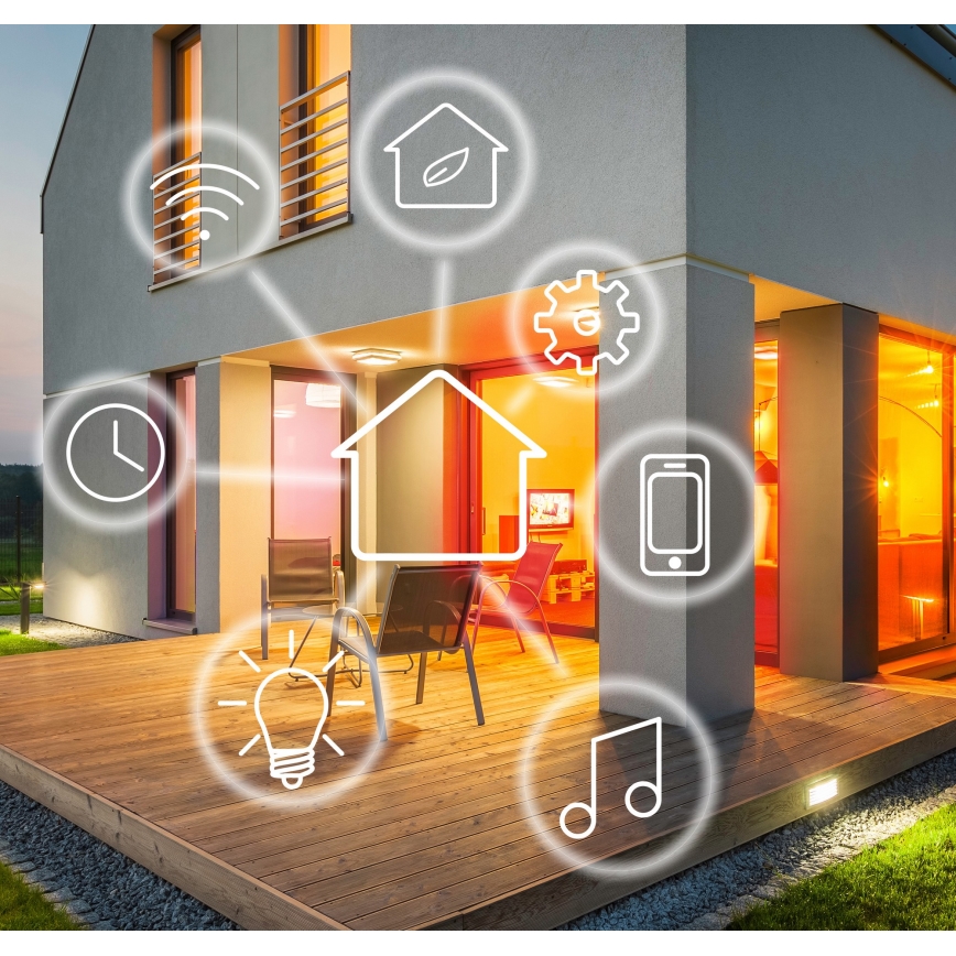 Touch Strömbrytare single-pole SMART 800W/230V Wi-Fi Tuya