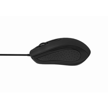 Trådbunden mus 1200 DPI USB-C svart