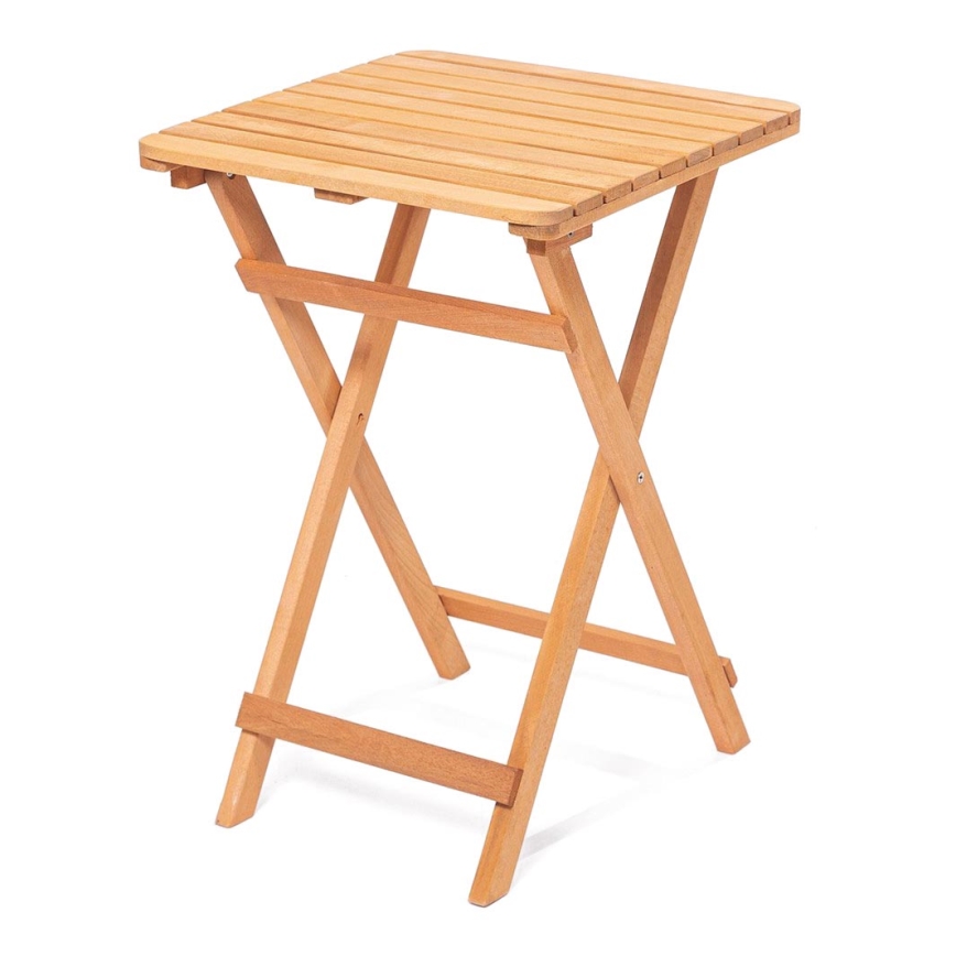Trädgårdsbord 60x60 cm bok