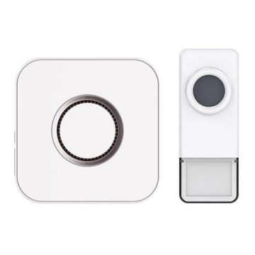 Trådlös dörrklocka 3xAAA IP55 vit