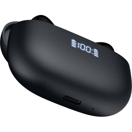 Trådlös earphones med ANC+ENC 300mAh svart