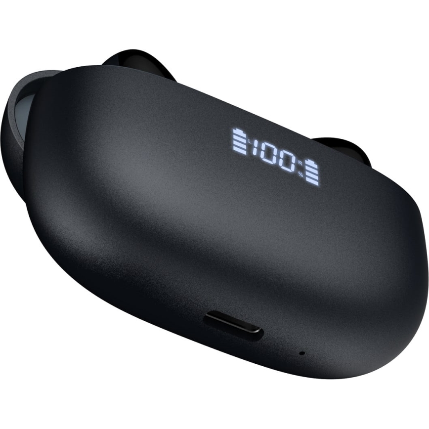 Trådlös earphones med ANC+ENC 300mAh svart