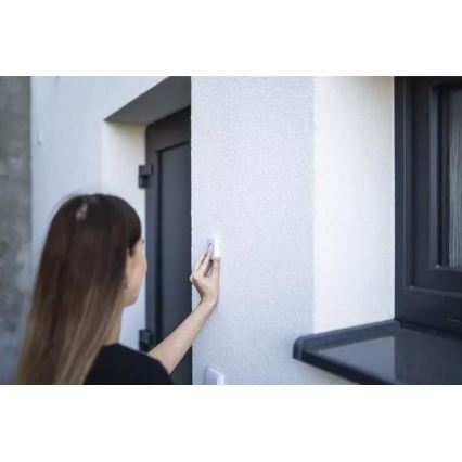 Trådlös ringklocka för vägguttag 230V IP44 vit
