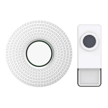 Trådlös uttagsdörrklocka 230V IP55 vit