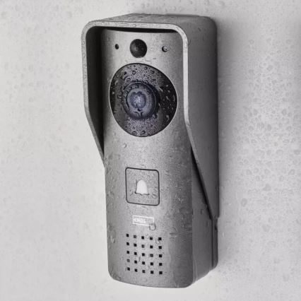 Trådlös videodörrklocka med rörelsedetektor GoSmart 12V 3xAA IP44 Wi-Fi Tuya