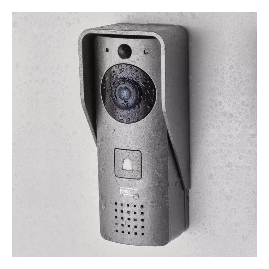 Trådlös videodörrklocka med rörelsedetektor GoSmart 12V 3xAA IP44 Wi-Fi Tuya