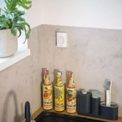 Trådlös videodörrklocka med rörelsedetektor GoSmart 12V 3xAA IP44 Wi-Fi Tuya