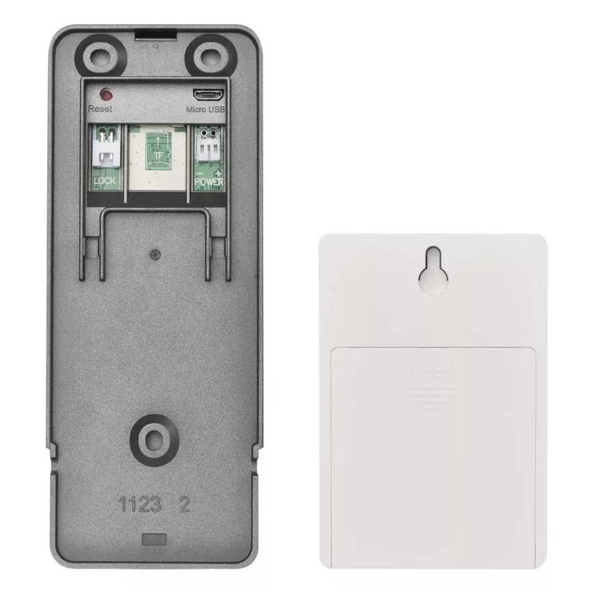 Trådlös videodörrklocka med rörelsedetektor GoSmart 12V 3xAA IP44 Wi-Fi Tuya