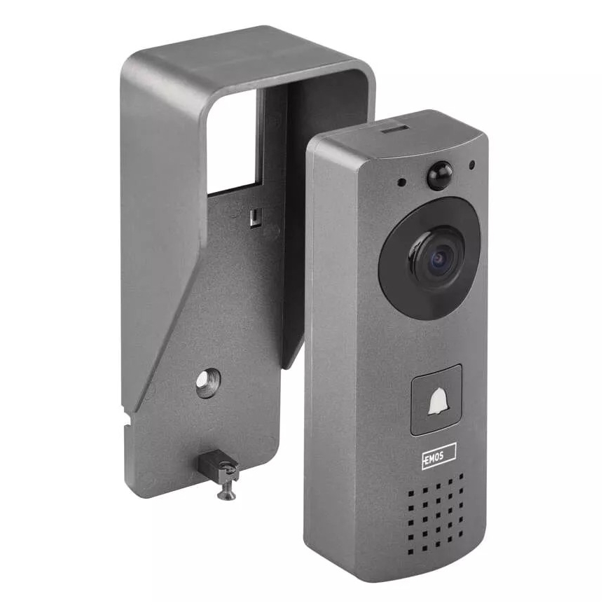 Trådlös videodörrklocka med rörelsedetektor GoSmart 12V 3xAA IP44 Wi-Fi Tuya