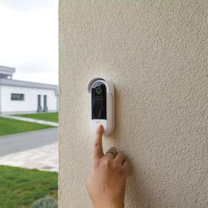 Trådlös videodörrklocka med rörelsedetektor GoSmart 5V 3xAA IP65 Wi-Fi Tuya