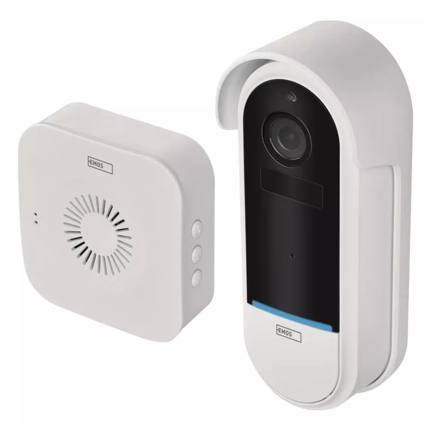 Trådlös videodörrklocka med rörelsedetektor GoSmart 5V 3xAA IP65 Wi-Fi Tuya