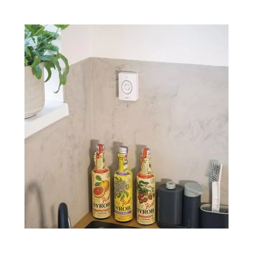 Trådlös videodörrklocka med solcellspanel GoSmart 4400 mAh 3xAA IP44 Wi-Fi Tuya