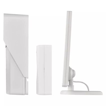 Trådlös videodörrklocka med solcellspanel GoSmart 4400 mAh 3xAA IP44 Wi-Fi Tuya